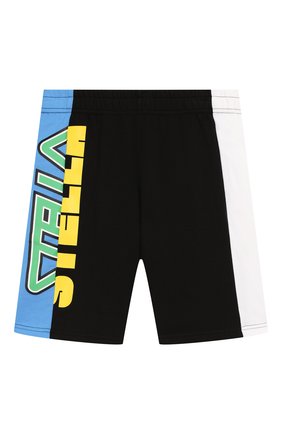 Детские хлопковые шорты STELLA MCCARTNEY черного цвета по цене 4210 руб., арт. 588634/S0J30 | Фото 1 Детские хлопковые шорты STELLA MCCARTNEY черного цвета, арт. 588634/S0J30 | Фото 1