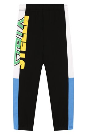 Детские хлопковые брюки STELLA MCCARTNEY черного цвета по цене 4860 руб., арт. 588644/S0J30 | Фото 1 Детские хлопковые брюки STELLA MCCARTNEY черного цвета, арт. 588644/S0J30 | Фото 1