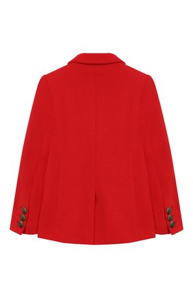 Детский хлопковый жакет PHILOSOPHY DI LORENZO SERAFINI KIDS красного цвета по цене 24600 руб., арт. PJGC09/FE144/VH020/XXS-XS | Фото 2 Детский хлопковый жакет PHILOSOPHY DI LORENZO SERAFINI KIDS красного цвета, арт. PJGC09/FE144/VH020/XXS-XS | Фото 2 (Материал подклада: Хлопок; Рукава: Длинные; Материал внешний: Хлопок; Девочки Кросс-КТ: Жакет-одежда)