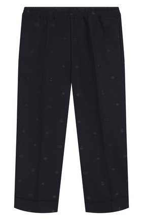 Детские хлопковые брюки GUCCI синего цвета по цене 28200 руб., арт. 600348/XWAHH | Фото 1 Детские хлопковые брюки GUCCI синего цвета, арт. 600348/XWAHH | Фото 1
