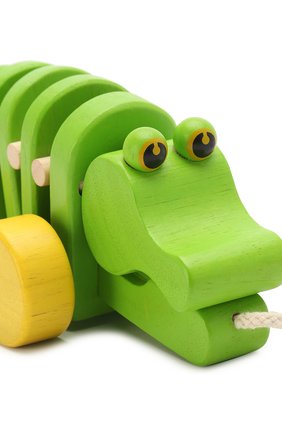 Детского игрушка каталка крокодил PLAN TOYS разноцветного цвета по цене 2360 руб., арт. 5105 | Фото 4 Детского игрушка каталка крокодил PLAN TOYS разноцветного цвета, арт. 5105 | Фото 4