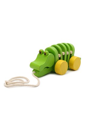 Детского игрушка каталка крокодил PLAN TOYS разноцветного цвета, арт. 5105 | Фото 1