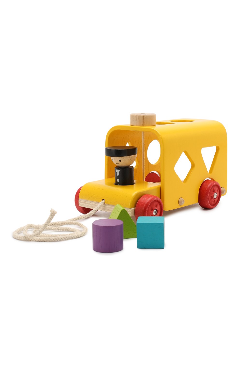 Детского игрушка автобус PLAN TOYS разноцветного цвета, арт. 5121 | Фото 1 (Игрушки: Машины - наземный)