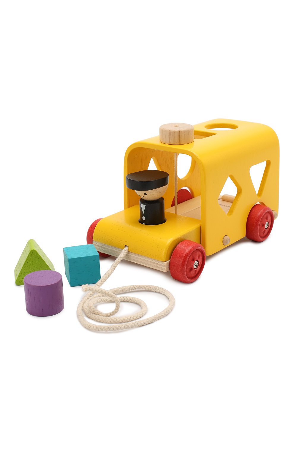 Детского игрушка автобус PLAN TOYS разноцветного цвета, арт. 5121 | Фото 5 (Игрушки: Машины - наземный)