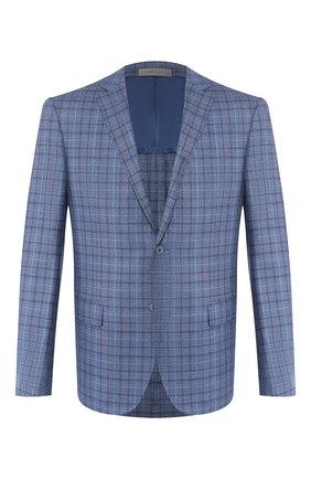Мужской шерстяной пиджак CORNELIANI синего цвета по цене 86050 руб., арт. 85XY75-0116276/90 | Фото 1 Мужской шерстяной пиджак CORNELIANI синего цвета, арт. 85XY75-0116276/90 | Фото 1