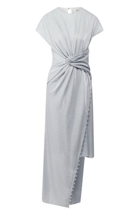 Женское платье LANVIN серебряного цвета по цене 132000 руб., арт. RW-DR302K-4506-E20 | Фото 1 Женское платье LANVIN серебряного цвета, арт. RW-DR302K-4506-E20 | Фото 1