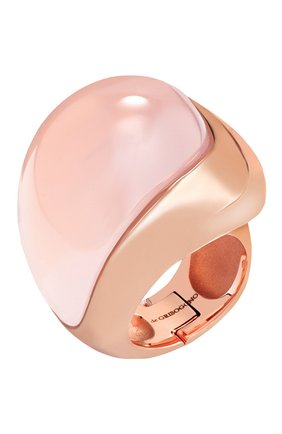 Женские кольцо DE GRISOGONO бесцветного цвета, арт. 54700/10 | Фото 1 (Материал сплава: Розовое золото; Драгоценные камни: Другие)