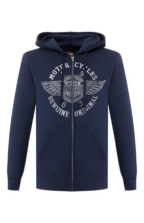 Мужской толстовка exclusive for moscow HARLEY-DAVIDSON синего цвета по цене 9750 руб., арт. R003483 | Фото 1 Мужской толстовка exclusive for moscow HARLEY-DAVIDSON синего цвета, арт. R003483 | Фото 1