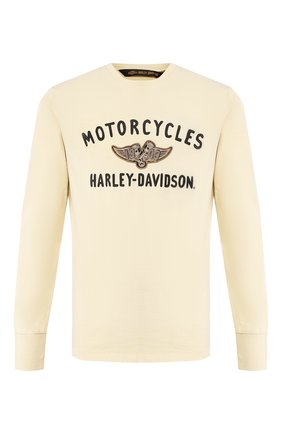 Мужская хлопковый лонгслив 1903 HARLEY-DAVIDSON кремвого цвета по цене 8820 руб., арт. 96668-19VM | Фото 1 Мужская хлопковый лонгслив 1903 HARLEY-DAVIDSON кремвого цвета, арт. 96668-19VM | Фото 1