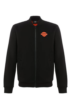 Мужской бомбер genuine motorclothes HARLEY-DAVIDSON черного цвета по цене 16400 руб., арт. 98407-20VM | Фото 1 Мужской бомбер genuine motorclothes HARLEY-DAVIDSON черного цвета, арт. 98407-20VM | Фото 1
