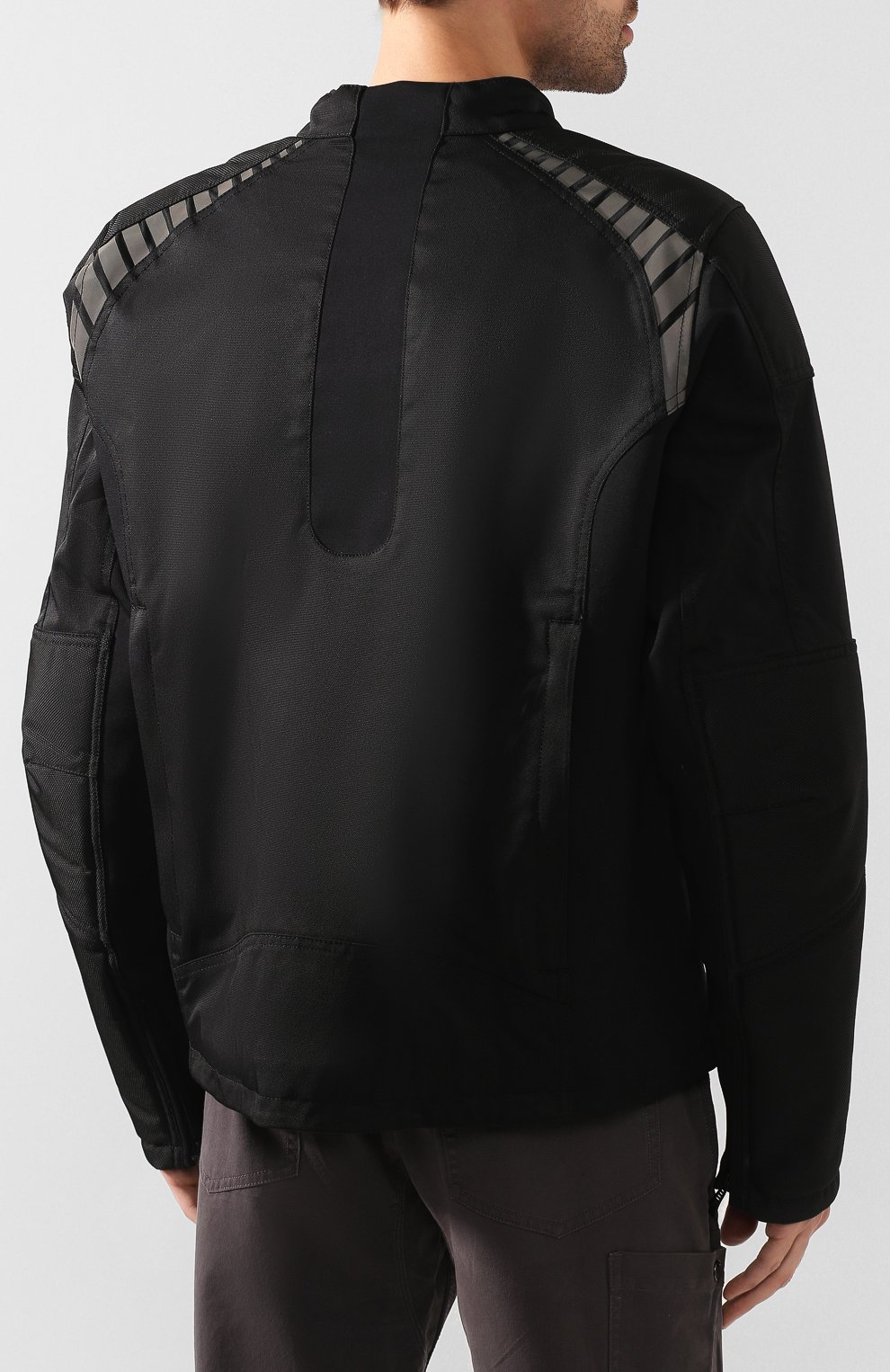 Мужская куртка h-d moto HARLEY-DAVIDSON черного цвета, арт. 98391-19EM | Фото 4 (Кросс-КТ: Куртка, Ветровка; Рукава: Длинные; Материал внешний: Хлопок; Мужское Кросс-КТ: Верхняя одежда; Длина (верхняя одежда): Короткие)