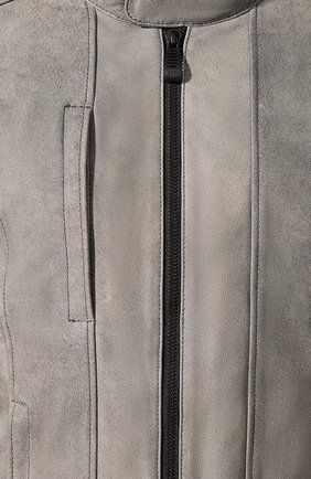 Мужская кожаная куртка h-d moto HARLEY-DAVIDSON серого цвета, арт. 98061-19EM | Фото 5 (Кросс-КТ: Куртка; Рукава: Длинные; Мужское Кросс-КТ: Верхняя одежда, Кожа и замша; Материал внешний: Натуральная кожа; Длина (верхняя одежда): Короткие)