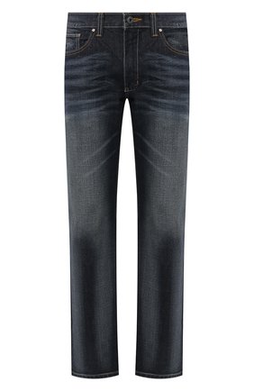 Мужские джинсы genuine motorclothes HARLEY-DAVIDSON синего цвета, арт. 96046-15VM | Фото 1 (Материал внешний: Хлопок, Деним; Длина (брюки, джинсы): Стандартные; Кросс-КТ: Деним; Детали: Потертости; Силуэт М (брюки): Прямые)