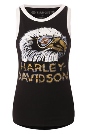 Женская хлопковая майка garage HARLEY-DAVIDSON черного цвета по цене 4330 руб., арт. 96240-18VW | Фото 1 Женская хлопковая майка garage HARLEY-DAVIDSON черного цвета, арт. 96240-18VW | Фото 1