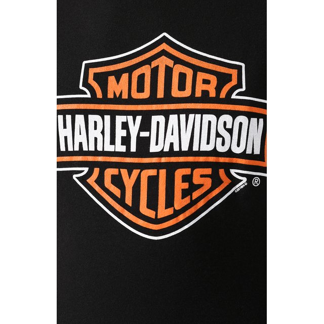 фото Хлопковая футболка exclusive for moscow harley-davidson