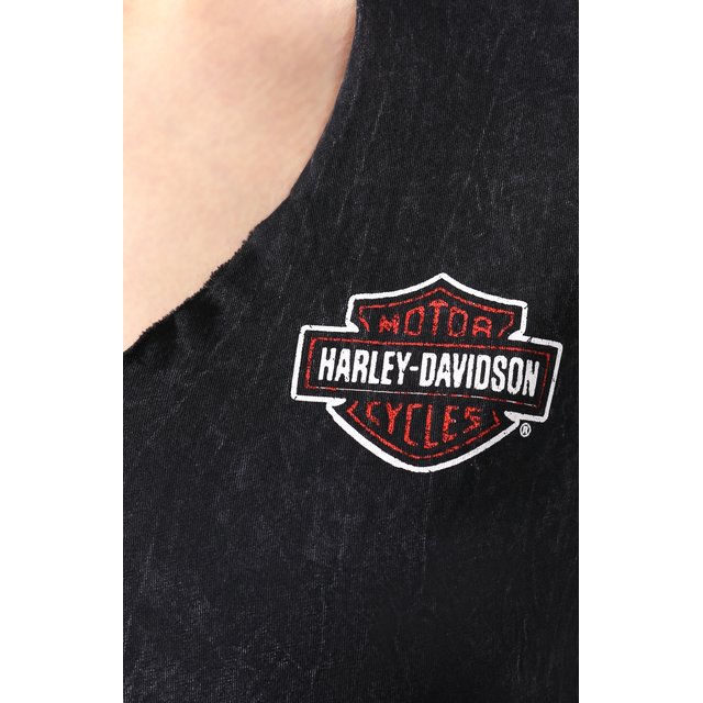 Хлопковая футболка Garage Harley Davidson 11039776