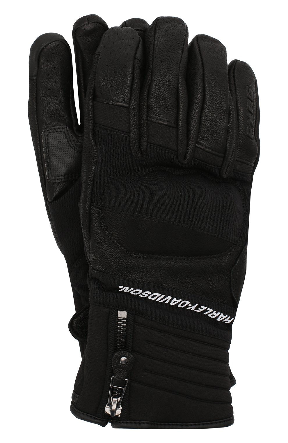 Мужские комбинированные перчатки fxrg HARLEY-DAVIDSON черного цвета, арт. 98273-19EM | Фото 1 (Кросс-КТ: Спорт)