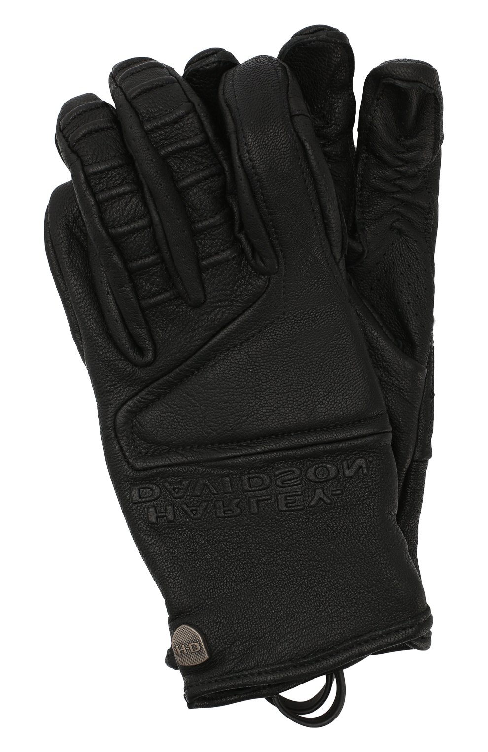 Мужские кожаные перчатки h-d moto HARLEY-DAVIDSON черного цвета, арт. 98154-20VM | Фото 1