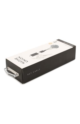 Брелок с зарядным кабелем key cable NATIVE UNION черно-белого цвета по цене 6290 руб., арт. KEY-KV-CL-ZEB | Фото 3 Брелок с зарядным кабелем key cable NATIVE UNION черно-белого цвета, арт. KEY-KV-CL-ZEB | Фото 3 (Региональные ограничения белый список (Axapta Mercury): RU)