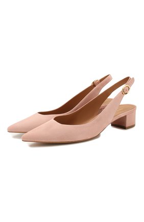 Женская замшевые туфли MANSUR GAVRIEL розового цвета по цене 37600 руб., арт. FSB053SU | Фото 1 Женская замшевые туфли MANSUR GAVRIEL розового цвета, арт. FSB053SU | Фото 1