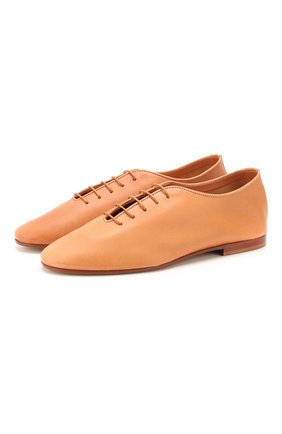 Женские кожаные оксфорды MANSUR GAVRIEL бежевого цвета по цене 29950 руб., арт. WS20F001KB | Фото 1 Женские кожаные оксфорды MANSUR GAVRIEL бежевого цвета, арт. WS20F001KB | Фото 1