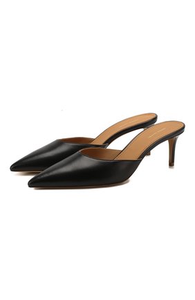 Женские кожаные мюли MANSUR GAVRIEL черного цвета по цене 37600 руб., арт. WS20F002KQ | Фото 1 Женские кожаные мюли MANSUR GAVRIEL черного цвета, арт. WS20F002KQ | Фото 1