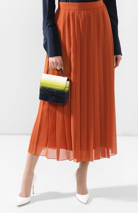Женская сумка aby lock CHLOÉ синего цвета по цене 110500 руб., арт. CHC20SS220C41 | Фото 2 Женская сумка aby lock CHLOÉ синего цвета, арт. CHC20SS220C41 | Фото 2