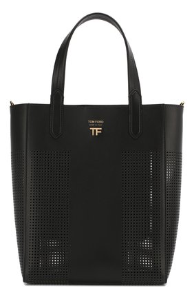 Женский сумка t tote small TOM FORD черного цвета по цене 111500 руб., арт. L1283T-ICL002 | Фото 1 Женский сумка t tote small TOM FORD черного цвета, арт. L1283T-ICL002 | Фото 1