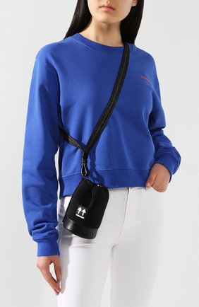 Женская сумка bottle OFF-WHITE черного цвета по цене 34200 руб., арт. 0WNA105R20A370681000 | Фото 2 Женская сумка bottle OFF-WHITE черного цвета, арт. 0WNA105R20A370681000 | Фото 2