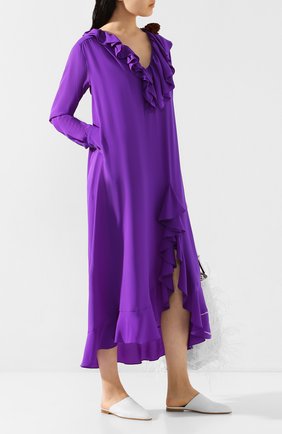 Женские кожаные сабо balgha LORO PIANA белого цвета по цене 46700 руб., арт. FAL1146 | Фото 2 Женские кожаные сабо balgha LORO PIANA белого цвета, арт. FAL1146 | Фото 2