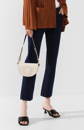 Женская сумка stella logo STELLA MCCARTNEY белого цвета по цене 53850 руб., арт. 700083/W8542 | Фото 2 Женская сумка stella logo STELLA MCCARTNEY белого цвета, арт. 700083/W8542 | Фото 2