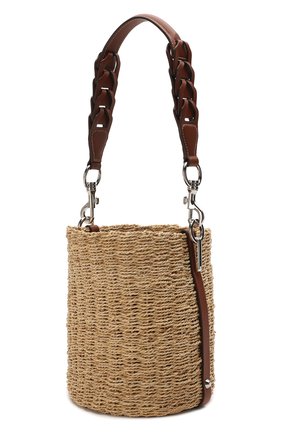 Женская сумка bucket PRADA бежевого цвета по цене 0 руб., арт. 1BE052-2DJD-F0A5T-OOO | Фото 3 Женская сумка bucket PRADA бежевого цвета, арт. 1BE052-2DJD-F0A5T-OOO | Фото 3 (Сумки-технические: Сумки через плечо, Сумки top-handle; Размер: medium; Материал: Растительное волокно)