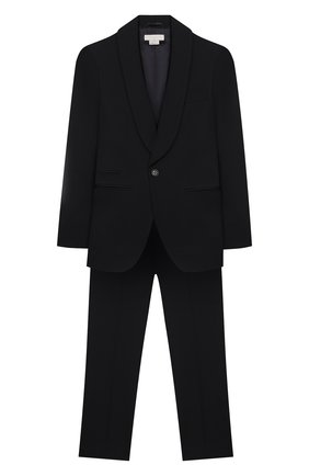 Детский костюм из пиджака и брюк STELLA MCCARTNEY черного цвета по цене 22700 руб., арт. 600182/S0KG3 | Фото 1 Детский костюм из пиджака и брюк STELLA MCCARTNEY черного цвета, арт. 600182/S0KG3 | Фото 1