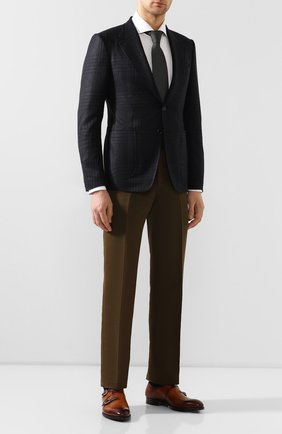 Мужские кожаные монки MAGNANNI светло-коричневого цвета по цене 23750 руб., арт. 22338/WIND | Фото 2 Мужские кожаные монки MAGNANNI светло-коричневого цвета, арт. 22338/WIND | Фото 2