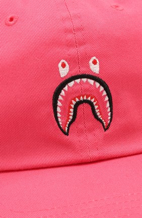 Мужской хлопковая бейсболка BAPE розового цвета по цене 8695 руб., арт. 1G30180018 | Фото 3 Мужской хлопковая бейсболка BAPE розового цвета, арт. 1G30180018 | Фото 3