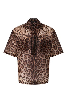 Мужская рубашка DOLCE & GABBANA коричневого цвета по цене 52600 руб., арт. G5HB0T/HSMJW | Фото 1 Мужская рубашка DOLCE & GABBANA коричневого цвета, арт. G5HB0T/HSMJW | Фото 1