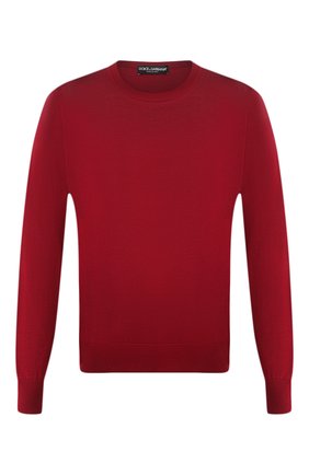 Мужской шелковый джемпер DOLCE & GABBANA бордового цвета по цене 49750 руб., арт. GX825T/JASJW | Фото 1 Мужской шелковый джемпер DOLCE & GABBANA бордового цвета, арт. GX825T/JASJW | Фото 1