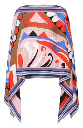 Женский шелковый топ EMILIO PUCCI фиолетового цвета по цене 51500 руб., арт. 0HGB35/0HV35 | Фото 1 Женский шелковый топ EMILIO PUCCI фиолетового цвета, арт. 0HGB35/0HV35 | Фото 1