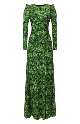 Женское шелковое платье DOLCE & GABBANA зеленого цвета по цене 242000 руб., арт. F6H2LT/FSAZP | Фото 1 Женское шелковое платье DOLCE & GABBANA зеленого цвета, арт. F6H2LT/FSAZP | Фото 1
