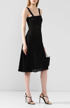 Женское платье из вискозы ALAIA черного цвета по цене 139500 руб., арт. AS9RN50RM537 | Фото 2 Женское платье из вискозы ALAIA черного цвета, арт. AS9RN50RM537 | Фото 2