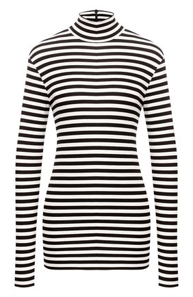 Женская водолазка из вискозы BURBERRY черно-белого цвета по цене 45200 руб., арт. 4564514 | Фото 1 Женская водолазка из вискозы BURBERRY черно-белого цвета, арт. 4564514 | Фото 1