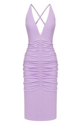 Женское платье из вискозы TOM FORD сиреневого цвета по цене 244500 руб., арт. AB2772-FAX605 | Фото 1 Женское платье из вискозы TOM FORD сиреневого цвета, арт. AB2772-FAX605 | Фото 1