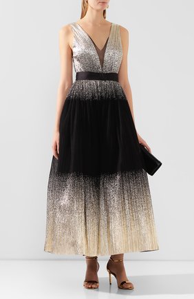 Женское платье JENNY PACKHAM черного цвета по цене 278500 руб., арт. JJD135B | Фото 2 Женское платье JENNY PACKHAM черного цвета, арт. JJD135B | Фото 2
