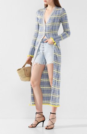 Женский кардиган M MISSONI голубого цвета по цене 62400 руб., арт. 2DM00095/2K005L | Фото 2 Женский кардиган M MISSONI голубого цвета, арт. 2DM00095/2K005L | Фото 2