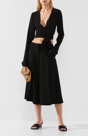 Женская топ RICK OWENS черного цвета по цене 47500 руб., арт. R020S1794/CC | Фото 2 Женская топ RICK OWENS черного цвета, арт. R020S1794/CC | Фото 2