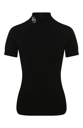 Женская пуловер из вискозы MICHAEL MICHAEL KORS черного цвета по цене 15550 руб., арт. MH96P43BVC | Фото 1 Женская пуловер из вискозы MICHAEL MICHAEL KORS черного цвета, арт. MH96P43BVC | Фото 1