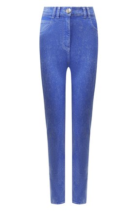 Женские джинсы BALMAIN голубого цвета по цене 61450 руб., арт. TF05460/D035 | Фото 1 Женские джинсы BALMAIN голубого цвета, арт. TF05460/D035 | Фото 1