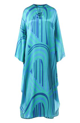 Женское шелковое платье KITON зеленого цвета по цене 156000 руб., арт. D49342K09S92 | Фото 1 Женское шелковое платье KITON зеленого цвета, арт. D49342K09S92 | Фото 1
