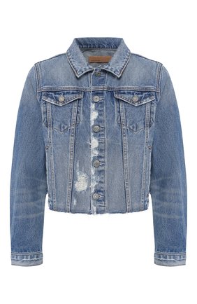 Женская джинсовая куртка GRLFRND синего цвета по цене 22950 руб., арт. GF40128691339 | Фото 1 Женская джинсовая куртка GRLFRND синего цвета, арт. GF40128691339 | Фото 1