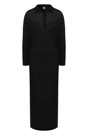 Женское платье-макси TOTÊME черного цвета по цене 22100 руб., арт. BARZI0 DRESS 202-620-777 | Фото 1 Женское платье-макси TOTÊME черного цвета, арт. BARZI0 DRESS 202-620-777 | Фото 1